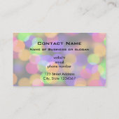 Helderheid en rugleuning visitekaartje (Achterkant)