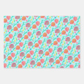 Helderheid en seaweed Pattern Inpakpapier Vel (Voorkant 3)