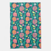 Helderheid en seaweed Pattern Theedoek (Verticaal)