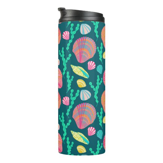 Helderheid en seaweed Pattern Thermosbeker (Geroteerd rechts)