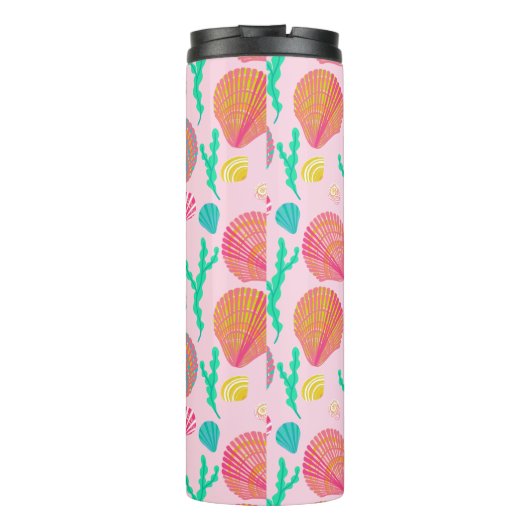 Helderheid en seaweed Pattern Thermosbeker (Achterkant)