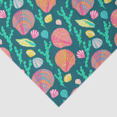 Helderheid en seaweed Pattern Tissuepapier (Detail)