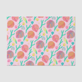 Helderheid en seaweed Pattern Tissuepapier