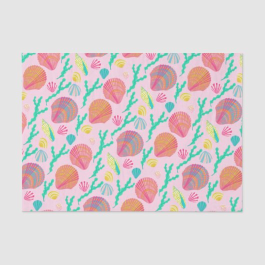 Helderheid en seaweed Pattern Tissuepapier (Voorkant)