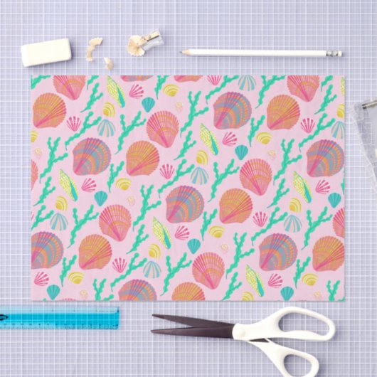 Helderheid en seaweed Pattern Tissuepapier (Craft)