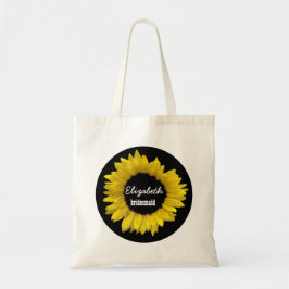 Helderheid en vrolijk geel zonnebloempje A09C Tote Bag