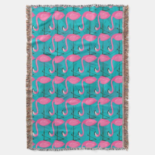 Helderheid Flamingo patroon 2 Deken (Voorkant Verticaal)