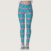 Helderheid Flamingo patroon 2 Leggings (Voorkant)