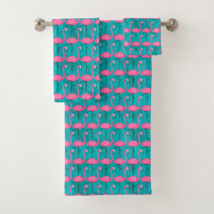 Helderheid Flamingo patroon Bad Handdoek