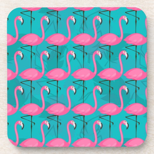 Helderheid Flamingo patroon Drankjes Onderzetter (Voorkant)