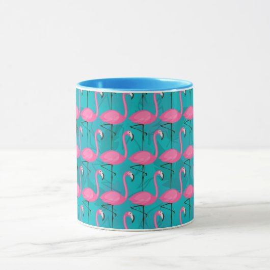 Helderheid Flamingo patroon Mok (Midden)