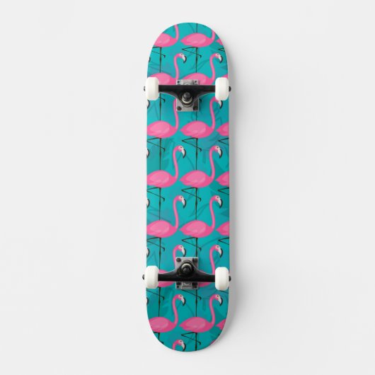 Helderheid Flamingo patroon Persoonlijk Skateboard (Voorkant)