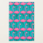 Helderheid Flamingo patroon Planner (Voorkant)