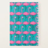 Helderheid Flamingo patroon Planner (Achterkant)