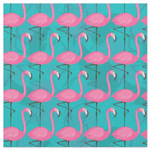 Helderheid Flamingo patroon Stof