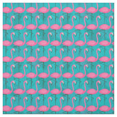 Helderheid Flamingo patroon Stof (Swatch)