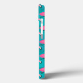 Helderheid Flamingo patroon | Voeg je Initiaal toe Case-Mate iPhone Case (Achterkant / Links)