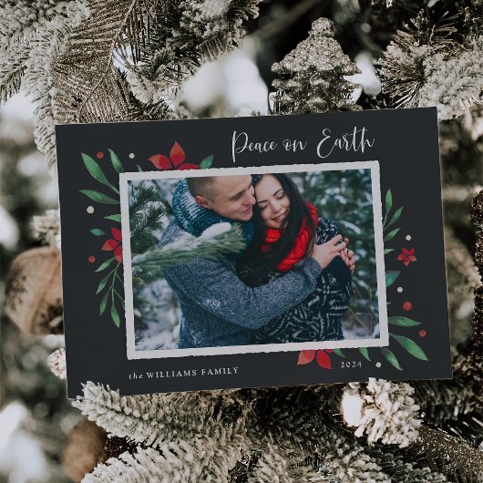 Helderheid | Foto voor vrede op aarde Feestdagenkaart