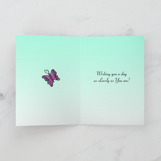 Helderheid  gedenkdag voor zuster kaart (Binnen)