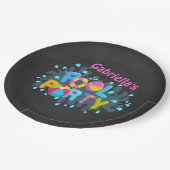 Helderheid gepersonaliseerde Borden voor poolpapie Papieren Bordje (Gekanteld)