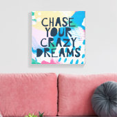 Helderheid I | Uw gekke dromen verkwanselen Canvas Afdruk (Insitu (Woonkamer))