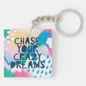 Helderheid I | Uw gekke dromen verkwisten Sleutelhanger (Achterkant)