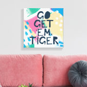 Helderheid II | Ga naar Em Tiger Canvas Afdruk (Insitu (Woonkamer))