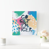 Helderheid II | Ga naar Em Tiger Vierkante Klok (Huis)