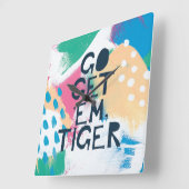 Helderheid II | Ga naar Em Tiger Vierkante Klok (Hoek)