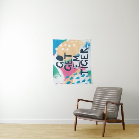 Helderheid II | Ga naar Em Tiger Wandkleed (In situ)