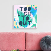 Helderheid III | Te groot om te stoppen Canvas Afdruk (Insitu (Woonkamer))