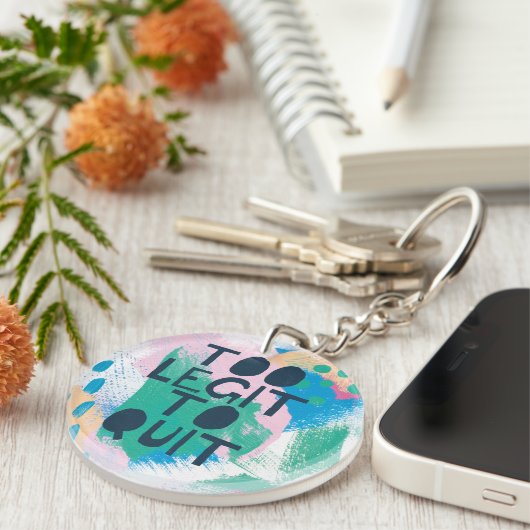 Helderheid III | Te groot om te stoppen Sleutelhanger (Voorkant Rechts)