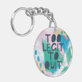 Helderheid III | Te groot om te stoppen Sleutelhanger (Voorkant Links)