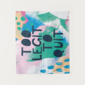 Helderheid III | Te groot om te stoppen Wandkleed (Voorkant)