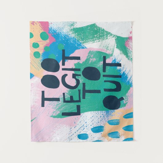 Helderheid III | Te groot om te stoppen Wandkleed (Voorkant)