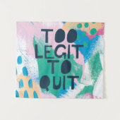 Helderheid III | Te groot om te stoppen Wandkleed (Voorkant (horizontaal))