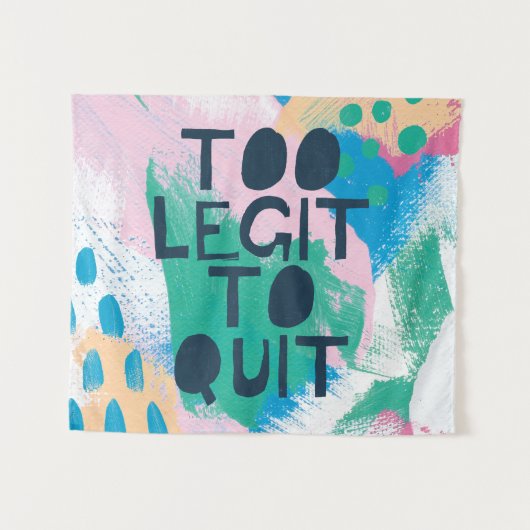 Helderheid III | Te groot om te stoppen Wandkleed (Voorkant (horizontaal))