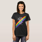 Helderheid in de Inspirerend bijbel van regenboog  T-shirt (Voorkant volledig)