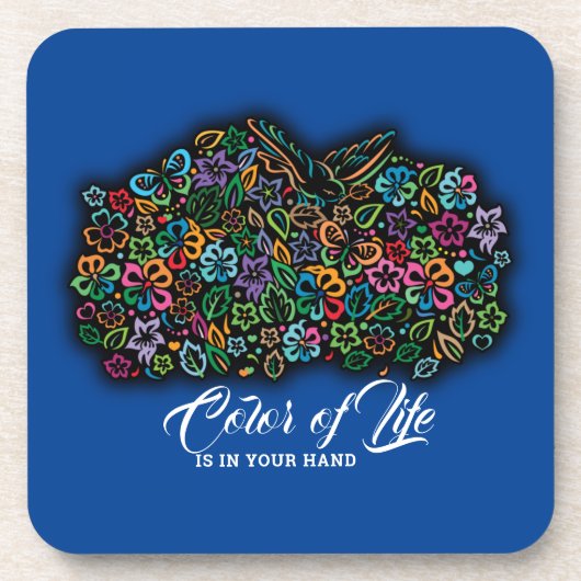 Helderheid in het ontwerp van de levensstijl bier onderzetter (Voorkant)