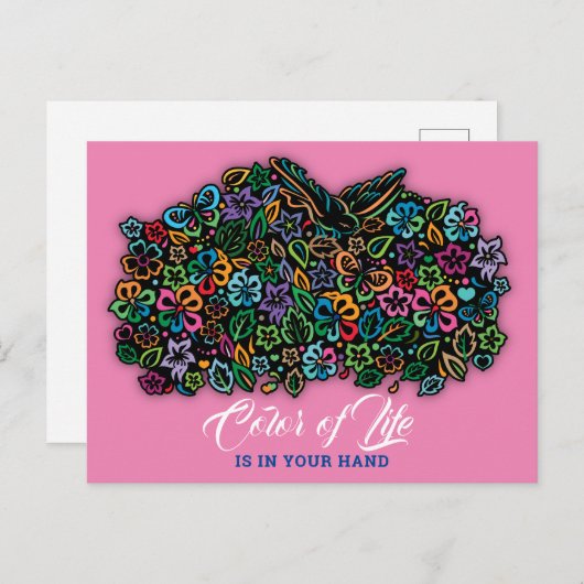 Helderheid in het ontwerp van de levensstijl briefkaart (Voorkant / Achterkant)