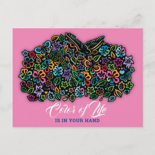 Helderheid in het ontwerp van de levensstijl briefkaart (Voorkant)