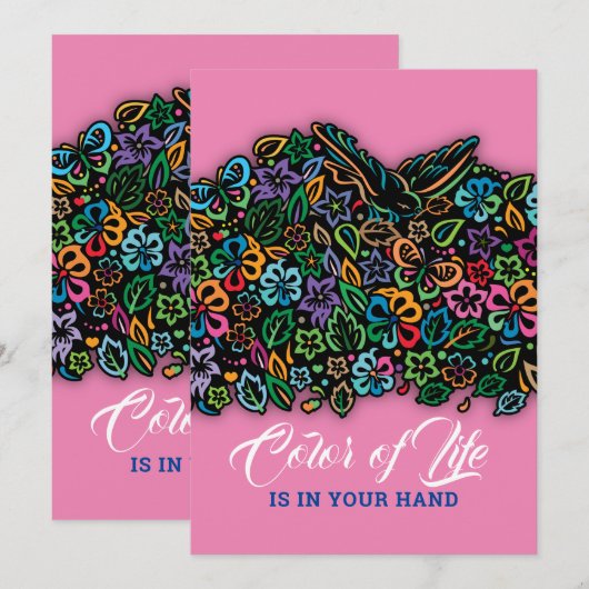 Helderheid in het ontwerp van de levensstijl feestdagenkaart (Voorkant / Achterkant)