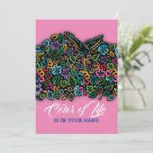 Helderheid in het ontwerp van de levensstijl feestdagenkaart (Staand voorkant)