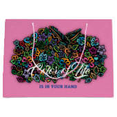 Helderheid in het ontwerp van de levensstijl groot cadeauzakje (Voorkant)