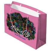 Helderheid in het ontwerp van de levensstijl groot cadeauzakje (Achterkant Gekanteld)