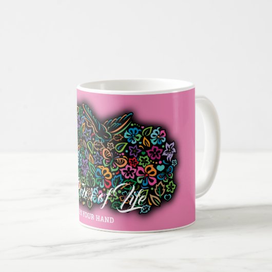 Helderheid in het ontwerp van de levensstijl koffiemok (Voorkant rechts)