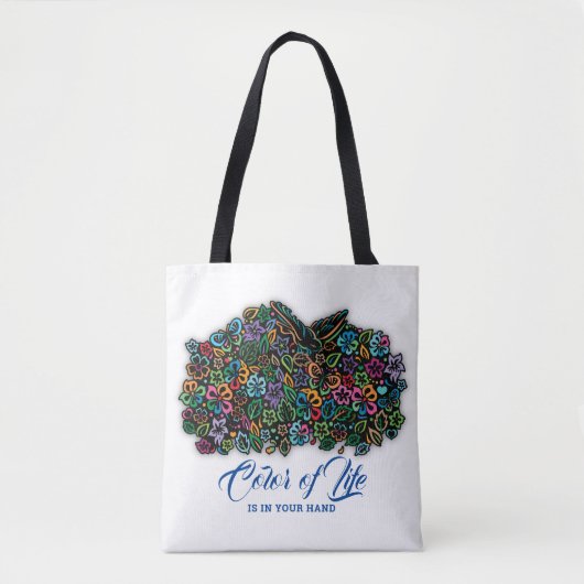 Helderheid in het ontwerp van de levensstijl tote bag (Voorkant)
