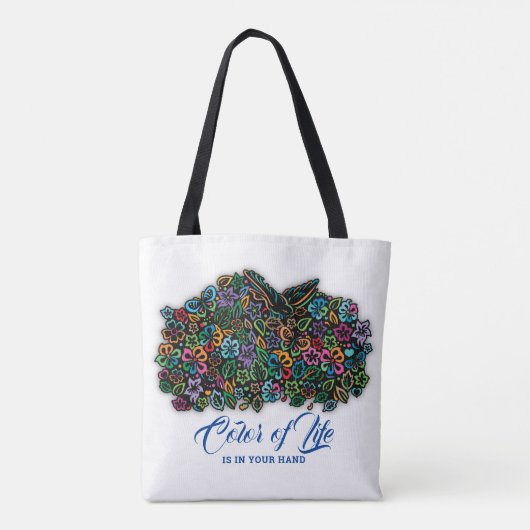 Helderheid in het ontwerp van de levensstijl tote bag (Achterkant)