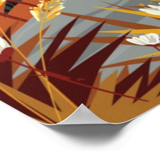 Helderheid in jaarlandschap poster (Hoek)