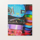 Helderheid in muziekgitaren legpuzzel (Verticaal)